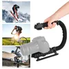 Stabilizers Action Stabilizer Grip Flash Bracket Holder Handle Professional Video Accessories for DSLR DV Camera Camcorder Smartphones Q231116