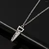 Hanger kettingen punk grote link ketting goud verzilverde ster voor vrouwen kleurvergrendeling choker ketting 2023 vrouw