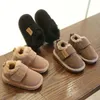 Sapatos de algodão do bebê inverno cashmere quente botas de neve das crianças meninos botas de algodão infantil sapatos da criança