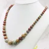 Chains Trendy Accessory Parts Crafts 6-14mm Multicolor Picasso Stones Chalcedony Round DIY Beads Necklace Wholesale Balls Gifts Jewelry