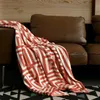 Mantas Manta de tiro nórdico Manta de punto jacquard geométrico Cama Sofá Decorativo Manta para acampar al aire libre Colcha a cuadros Tapiz 231116