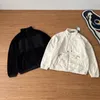 Mäns jackor KJ utomhusfunktionell liten logotyp broderad multi pocketpanel fleece japan japansk streetwear harajuku trendig kappa