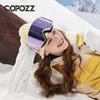 スキーゴーグルCopozz Magnetic Professional Ski Goggles UV400保護男性用女性女性用レンズスノーボードゴーグル231116