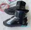 Snow Boots Clear Shoes Satin Boot Women Classic Winter Designer Womens Fur Furry Ankle Booties Ankel Knee Short