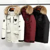 Veste de parkas pour les parkas pour le bas de la veste hommes à 90% de canard blanc à la baisse parkas Collier de fourrure en milieu de longueur mâle épaissis-neige de neige -30 degrés Gardez au chaud 231115