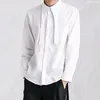 Men's Casual Shirts Clothing All Cotton Clown Collar Design Stylist Fashion Long Sleeved Shirt Costumes