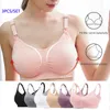 Intimo premaman 3 pezzi / set Reggiseni allattamento premaman di alta qualità Cotone Allattamento al seno Biancheria intima incinta Senza cuciture Reggiseno traspirante di grandi dimensioni Push Up 230414