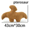 Bonecas de pelúcia bloco de ouro travesseiro dinossauro frango desenhos animados preenchido com animal presente do bebê das crianças 231115