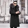 Jaquetas masculinas imitação de cabelo peles grama de tamanho grande casaco de comprimento médio etono e inverno calor couro z3 231115
