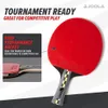 Tafeltennisraquets Professioneel tafeltennisracket met hoornvormige grip voor verbeterde prestaties, snelheid en rotatie rood 231115