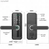 Smart Lock TUYA WIFI scheda di impronte digitali password chiave Smart Lock Keyless Entry Home Smart Door LockL231116