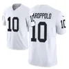 Las Vegas''Raiders''Men 4 Derek Carr 8 Josh Jacobs 10 Jimmy Garoppolo 17 Davante Adams 28 Josh Jacobs Women Youth Custom White Vapor F.U.S.E.Limitiertes Trikot