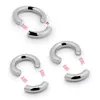 Vibrators Rvs Cockring Magnetisch Slot Penis Vertraging Ring Kuisheidsgordel Balzakstretcher Metalen speeltjes voor Mannen drop 231116