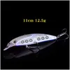 Baits & Lures Baits Lures 1Pcs Minnow Fishing Lure Hard Artificial Bait Bionic 3D Eyes 110Mm Wobblers Crankbait Sinking Drop Delivery Dhxq4