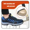 Safety Shoes Invincible Shoes for Men and Women Steel Bicycles Work Safety Puncture Boots Non-slip Shoes High Quality. 231116
