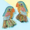 Boucles d'oreilles pendantes en gros JUJIA poisson oiseau goutte déclaration à la mode cristal Oorbellen cadeaux de mariage bijoux Pendientes