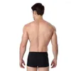 Caleçons Hommes Boxers Doux Soyeux Anti-septique Culotte Extensible Pour L'usure Intérieure