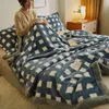 Battaniye örgü battaniye fırlatma yumuşak şönil örtüsü örgü yıkanabilir tığ işi el yapımı kanepe yatağı 231115