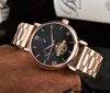 Luxury Watch Designer Sports Automatyczny ruch zegarek mechaniczny Zaawansowany zegarek ze stali nierdzewnej bez funkcji pomiaru czasu