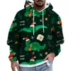 Hoodies masculinos natal gráfico baggy hip-moletom navidad jumper festa na moda com capuz presente de natal lazer sudaderas