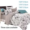 Ensembles de literie housses de couette simple Double personne housse de couette plante fleur ensembles de couette avec drap de lit pilule 231115