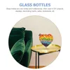 Vases souhaitant la bouteille en verre vide récipient paysage ornements de Cork Origami Star Jar Craft Bride Bride Waterbottle