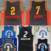 Genähte City-Basketball-Trikots von Chet Holmgren, 7 Herren, für Sportfans, klassisches Statement, atmungsaktiv, schwarz, blau, weiß, marineblaue Stickerei