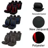 Novos acessórios para carros de atualização Interior Universal Polysters Capas de assento de carro Conjunto de estilo esportivo para a maioria das almofadas de assento SUV de carro