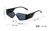 Unisex designer solglasögon nya 8036 mode triangel etikett solglasögon solglasögon fyrkantiga ram UV -skyddsglasögon