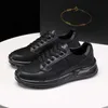 Famous Men Casual Shoes Senior FLY BLOCK Running Sneakers Italy Luxurious Onyx Resin Low Tops Black White Mesh & Leather Designer Breathable Athletic Shoes Box EU 38-45