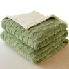 Одеяла из тафии для дивана, одеяла, накидки, фланелевые пушистые мягкие одеяла для зимы, теплая простыня Kpop 231116