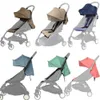 Stroller Parts Accessories 175°Stroller Accessories Hood Mattress Set For Babyzen Yoyo Canopy Cover Seat Cushion Fit Yoya Pram Sunshade Original Fabric 230414