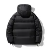 Parkas pour hommes hommes doudoune chaude à capuche imperméable veste manteau hiver hommes épais coupe-vent léger de haute qualité mince doudoune mâle chaud J231116