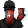 Bandanas Windproof Hiking Scarves Earloop Half Mask 3D Print Venom Bandana Breathable Face Balaclava Cycling Neck Gaiter For Men Women