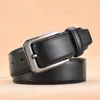 Belts 2023 Men Full Grain Top Genuine Leather Belt With Pin Buckle Design