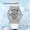 Relógios de designer luz luxo alta beleza diamante incrustado relógio feminino simples banda aço à prova dwaterproof água estrela lua azul quartzo calendário