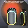 Space Heaters Color Circle Hand Warmer With Sunset Projection Lamp Portable Lightweight Hand Warmer For Sports Fitness YQ231116