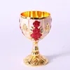 Mugs 30ML Retro Creative Wine Cup Champagne Glasses Beverage Goblet Cocktail Gold Vintage European Style Gift Home Decor