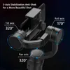 Stabilizatory Nowy 3-osiowy ręczny stabilizator Gimbal dla iOS/Andriod Smartphone Stabilizator statywu wideo Vlog Anti Shake Telefon Gimbal Q231116