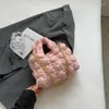Abendtaschen Unterarm gesteppte Nylon-Cloud-Schulter-Crossbody für Damen 2023 Trend Designer Korea Min Square