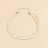 Ketten Vintage Perle Barock Halskette mit kleinen runden Perlen Edelstahl Schmuck für Frauen Choker Party Rave 2023