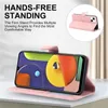 Magnetic Folio Phone Case for iPhone 15 14 13 12 Pro Max Google Pixel 7 7A 6 6A 6Pro Oneplus Nord N20 20 5G N200 N100 CE N10 Rope RFID Blocking Leather Wallet Kickstand Shell