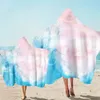 Ręcznik Magic z kapturem wanna z mikrofibrem dla dorosłych dziecięcych plaży