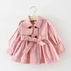 Jackets Fashion Baby Trench Coat Cotton Autumn Spring Girl Clothes Kids for Girls Coats Infant Outerwears Clothing 231116