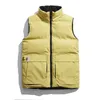 Gilets pour hommes 2023 coréen hommes automne et hiver tendance vers le bas coton gilet avec grande épaule chaude épaissie double manteaux homme 231116