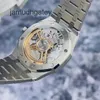 AP Swiss Luxury Watch Royal Oak Series 15500st Blue Plate Precision Steel Автоматические механические часы для мужчин Полный набор