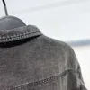 バードファミリー要素新しいデニムジャケットファッションタイガーイヤーかわいい刺繍カジュアルメンズB2BJC1121