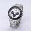 Die von Soria hergestellten Armbanduhren BaoDery bieten Verkaufsprodukte an. Edelstahl-Uhrenarmband, 44-mm-Zifferblatt, Quarzwerk, drei Augen, sechs coole 231115