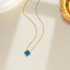Pendant Necklaces Four-leaf Clover Fashion Earring Brand Charm Gifts Earrings High Quality Gold Plated Gift New Engagement