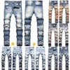 Distressed Herren Jeans Designer Ripped Miris Biker Slim Straight Denim für Herren Print Womens Army Fashion Mans Skinny Pants J4pp